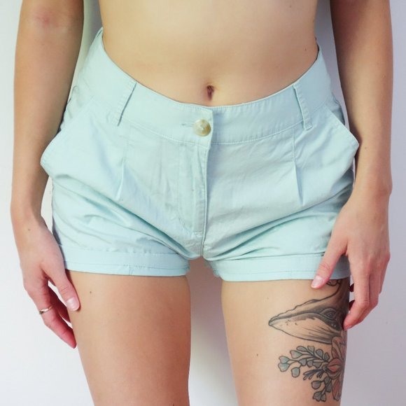 Turquoise Shorts - Picture 2 of 8